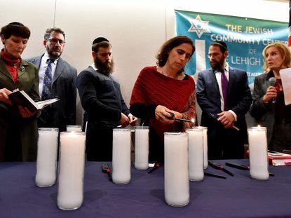 At Lehigh Valley vigil, interfaith support for Jewish community in wake of Pittsburgh killings